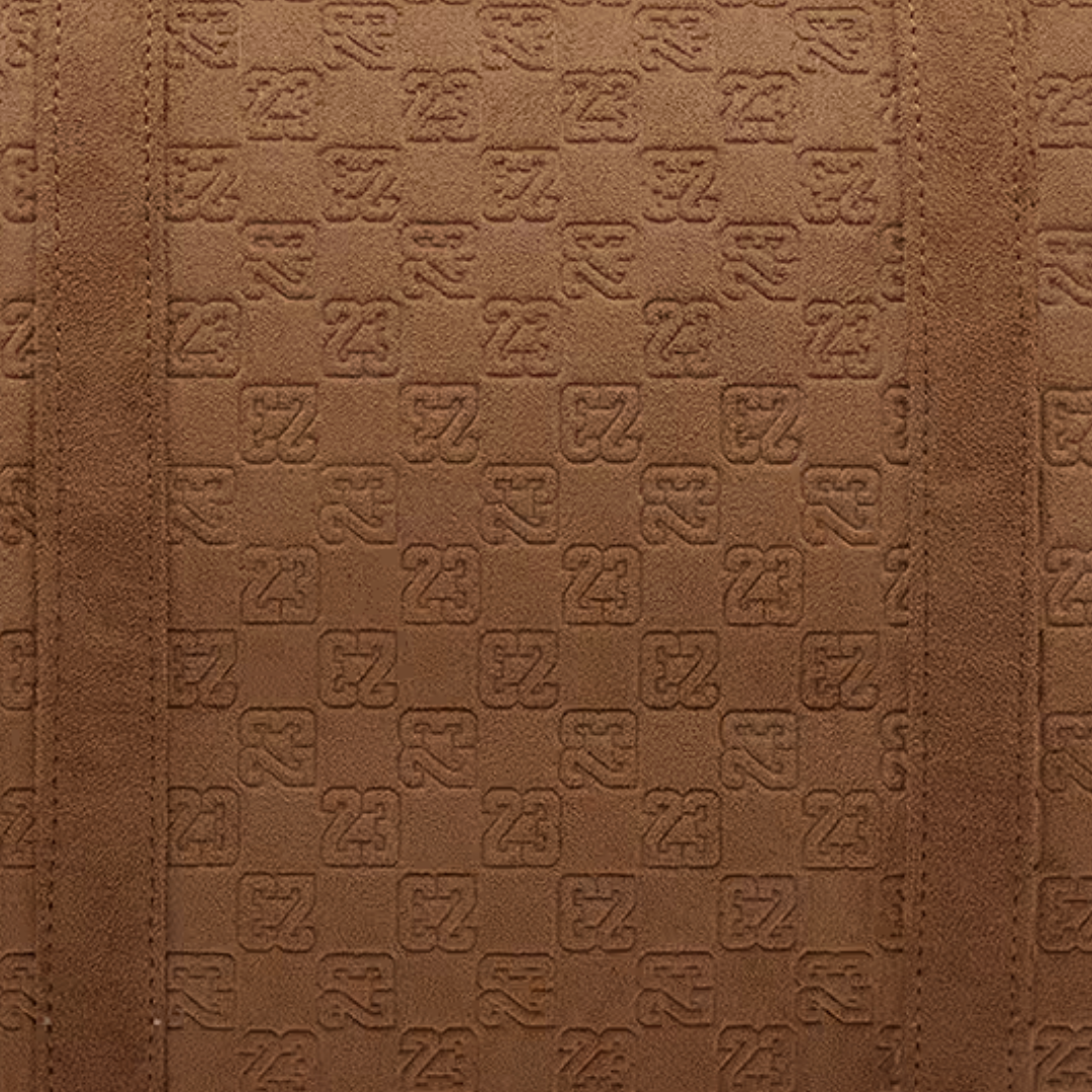 Saco de Desporto Jordan Suede Monogram Duffel Bag (25L) - Cognac