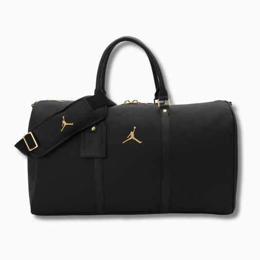 Saco de Desporto Jordan Monogram Duffle Bag (25L) - Preto e Dourado