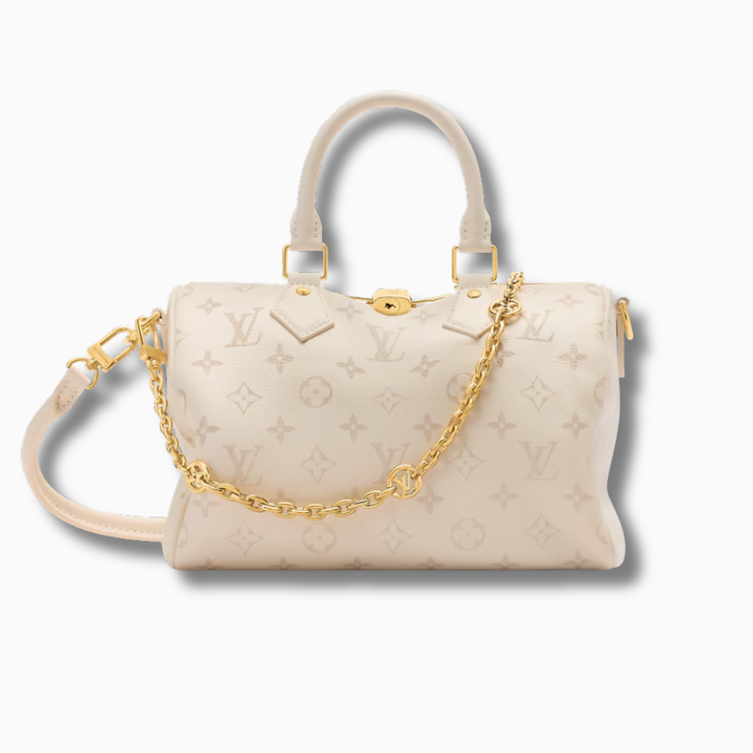 LV Speedy Bandoulière 25 Crème
