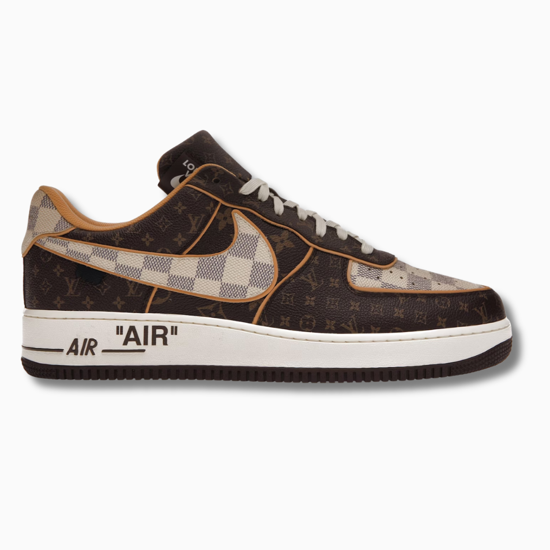 Louis Vuitton Nike Air Force 1 Low Monogram Brown Damier Azur