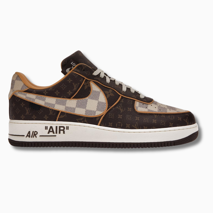 Louis Vuitton Nike Air Force 1 Low Monogram Brown Damier Azur