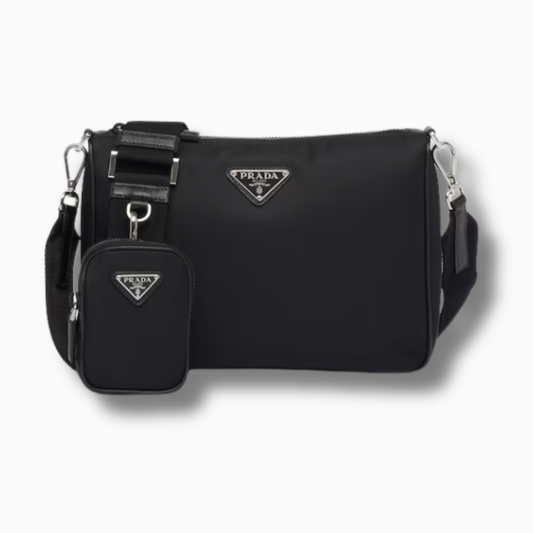 Prada Re-Nylon and Saffiano Shoulder Bag