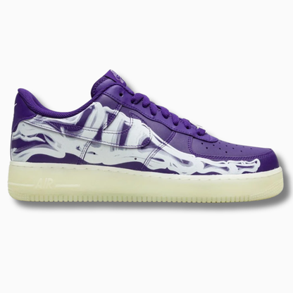 Nike Air Force 1 Low '07 QS Purple Skeleton Halloween (2021)