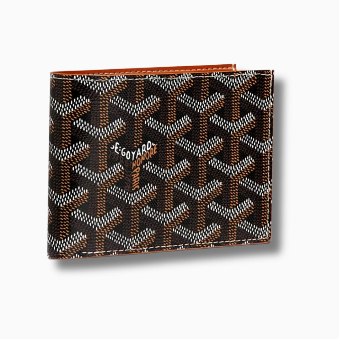 Carteira Goyard Victoire Wallet Black & Tan