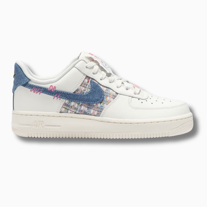 Nike Air Force 1 Low '07 LX Denim Swoosh Boucle