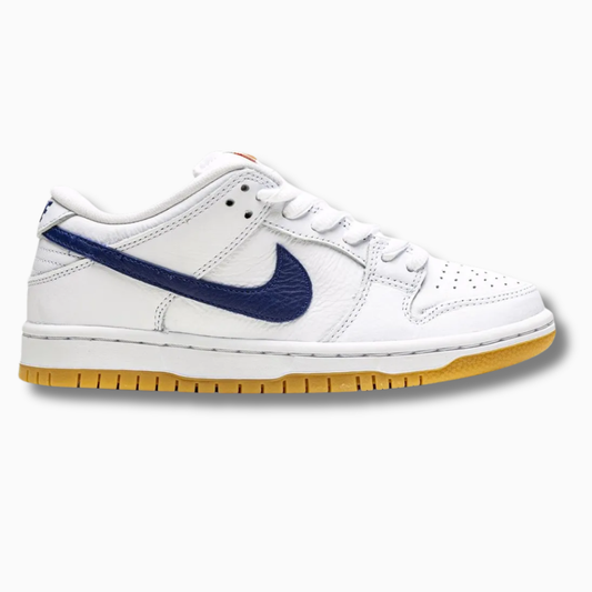 Nike SB Dunk Low Orange Label White Navy