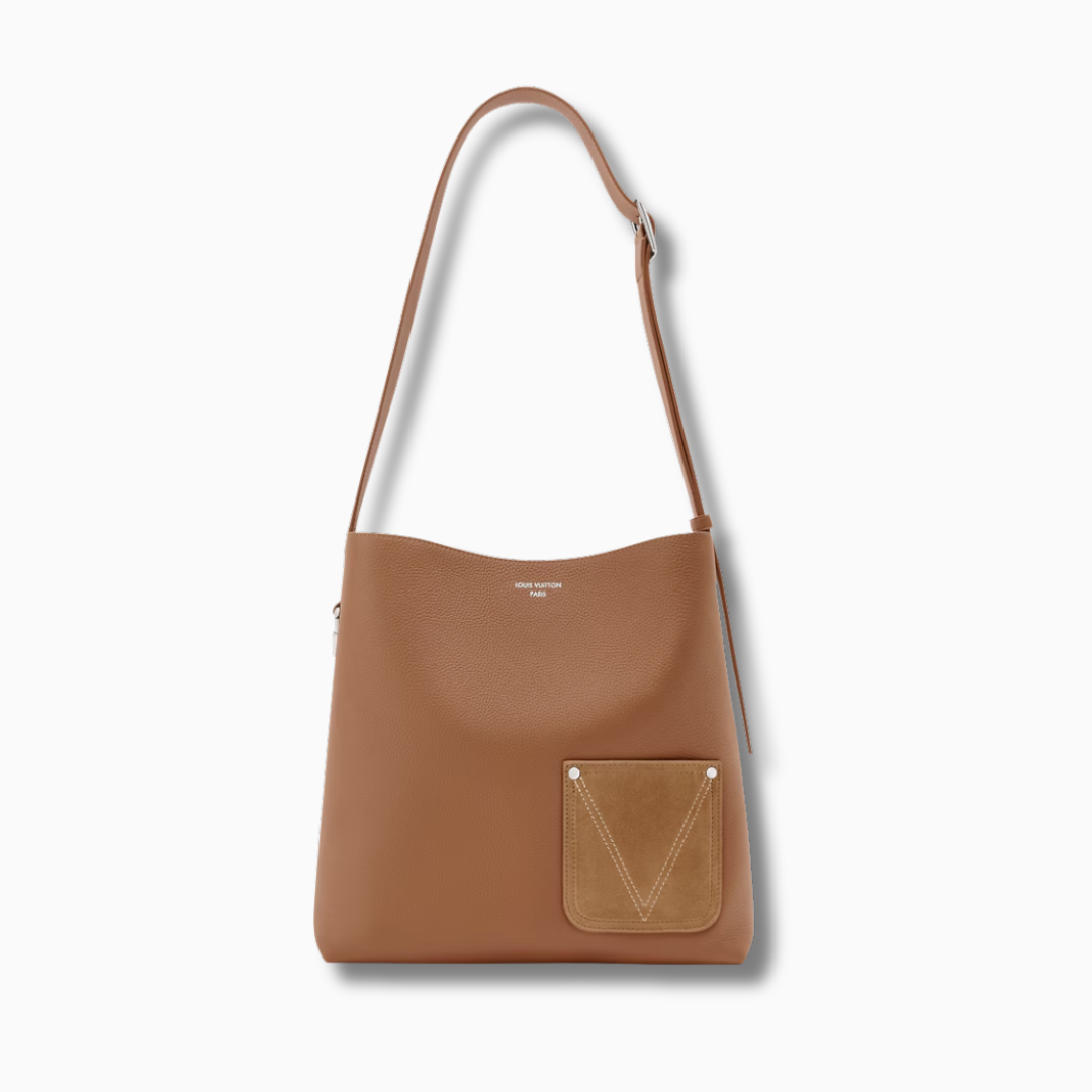 Bolso Hobo LV Verso Marrón Bronceado