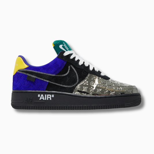 Nike x Virgil Abloh x Louis Vuitton Air Force 1 Low "Purple Dusk/Metallic Silver"