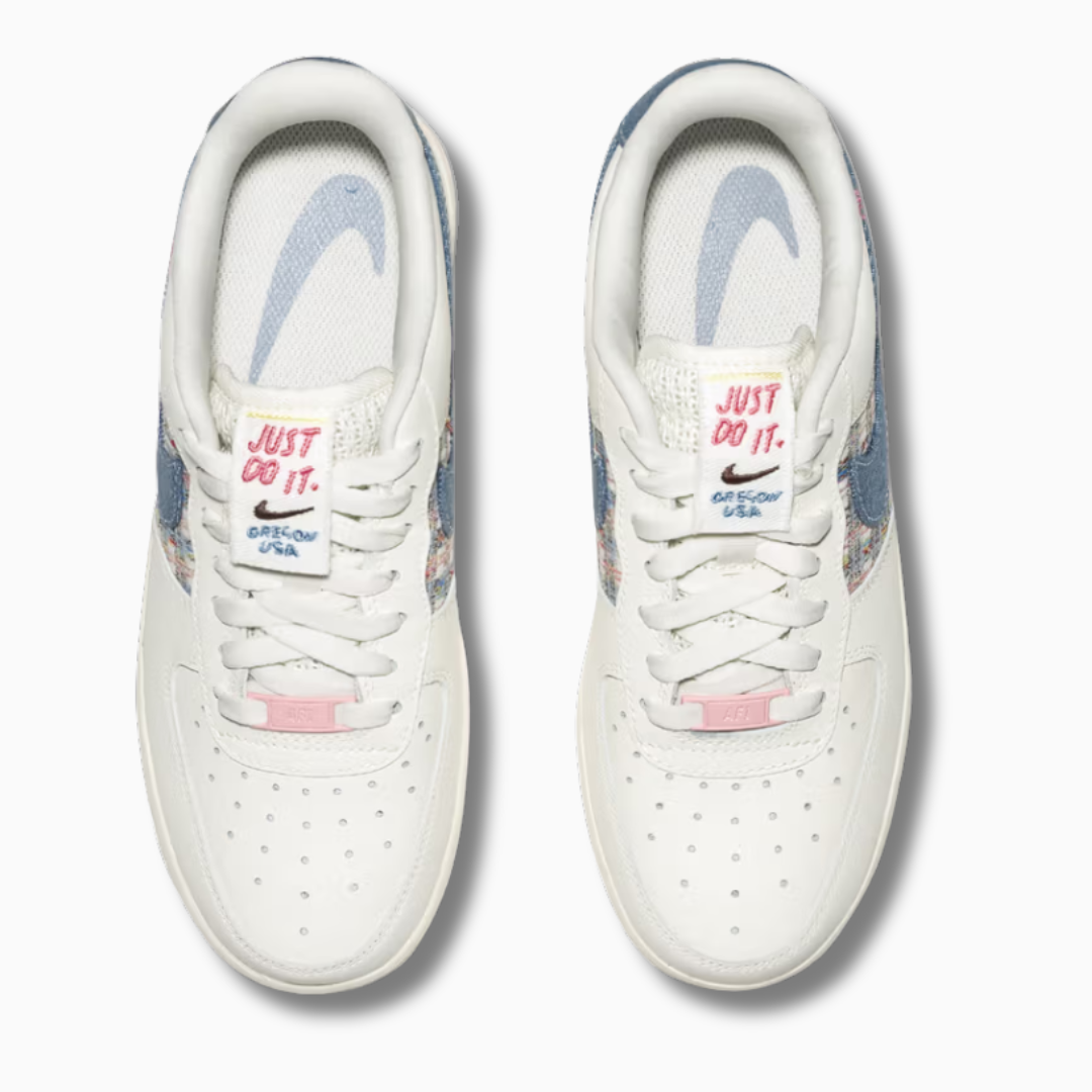 Nike Air Force 1 Low '07 LX Denim Swoosh Boucle