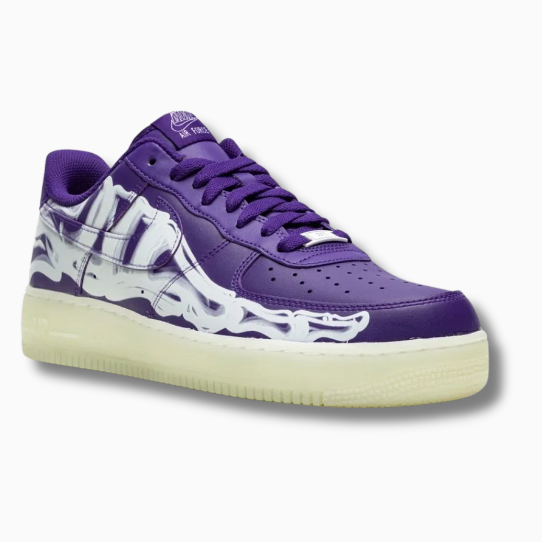 Nike Air Force 1 Low '07 QS Purple Skeleton Halloween (2021)