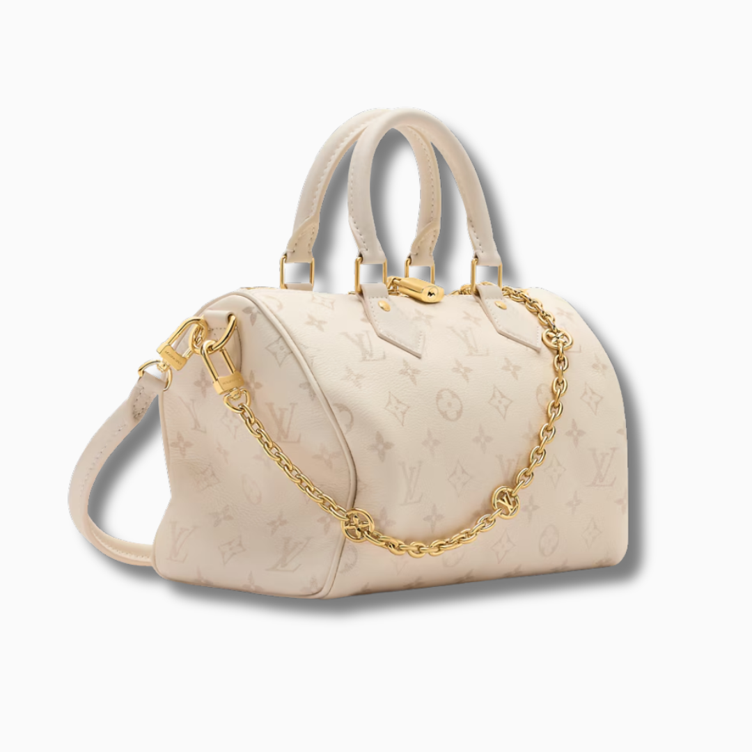 LV Speedy Bandoulière 25 Crème