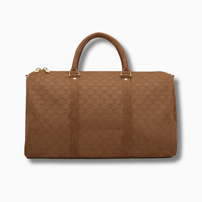Saco de Desporto Jordan Suede Monogram Duffel Bag (25L) - Cognac