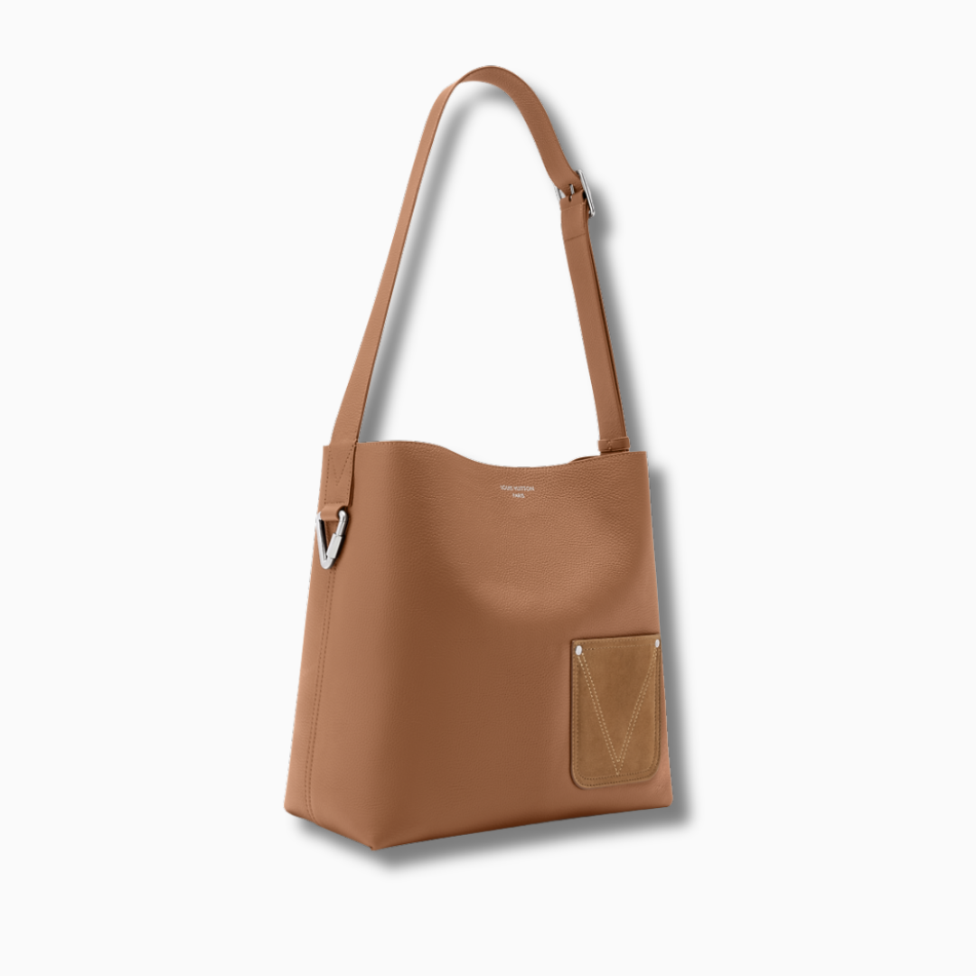 Bolso Hobo LV Verso Marrón Bronceado