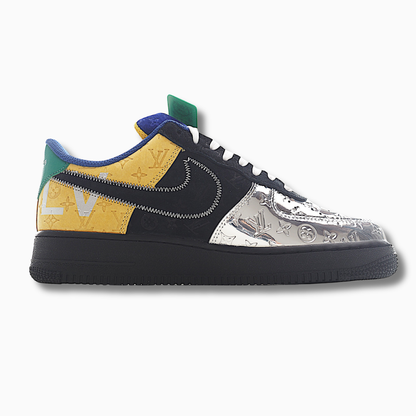 Nike x Virgil Abloh x Louis Vuitton Air Force 1 Low "Purple Dusk/Metallic Silver"