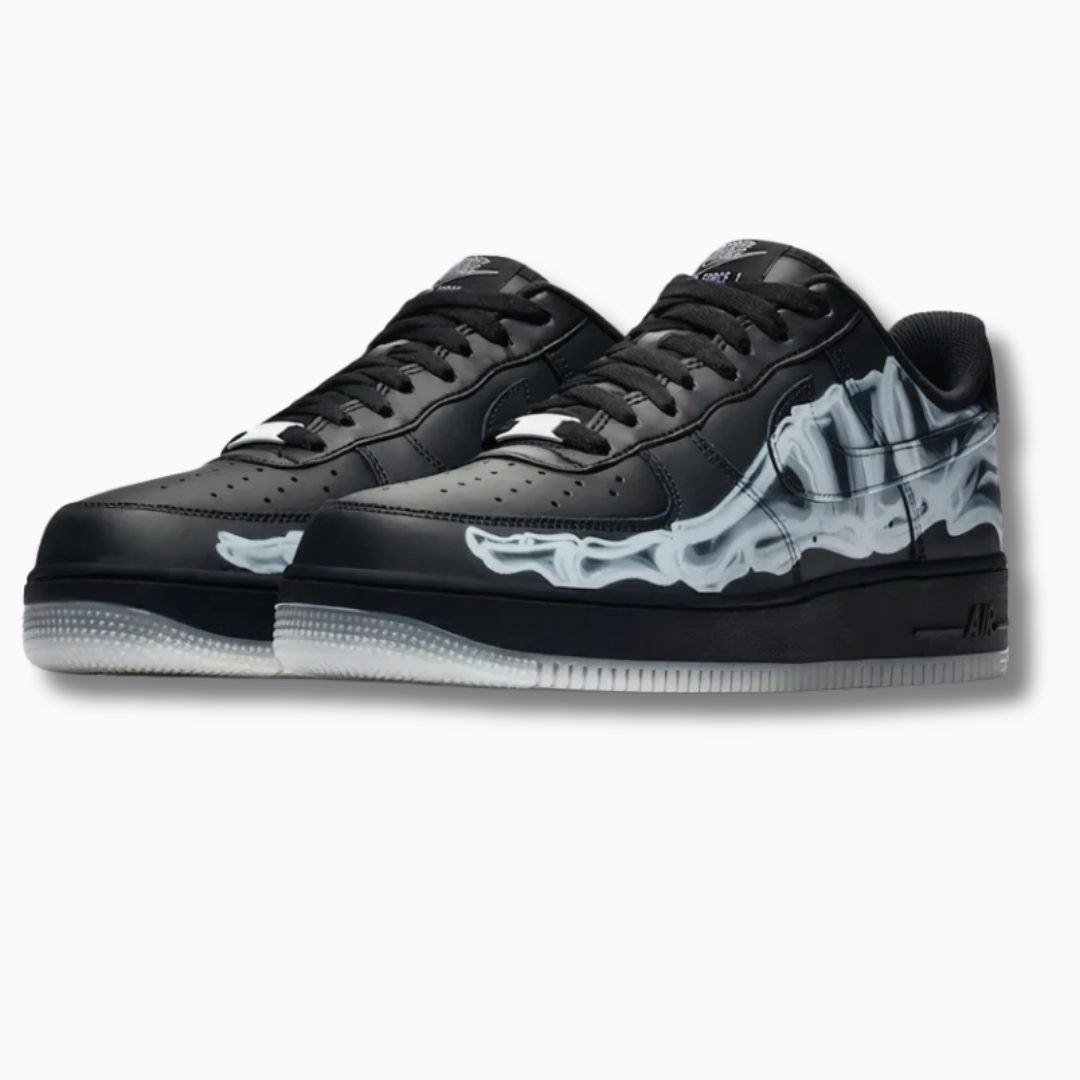 Nike Air Force 1 Low Black Skeleton Halloween (2019)