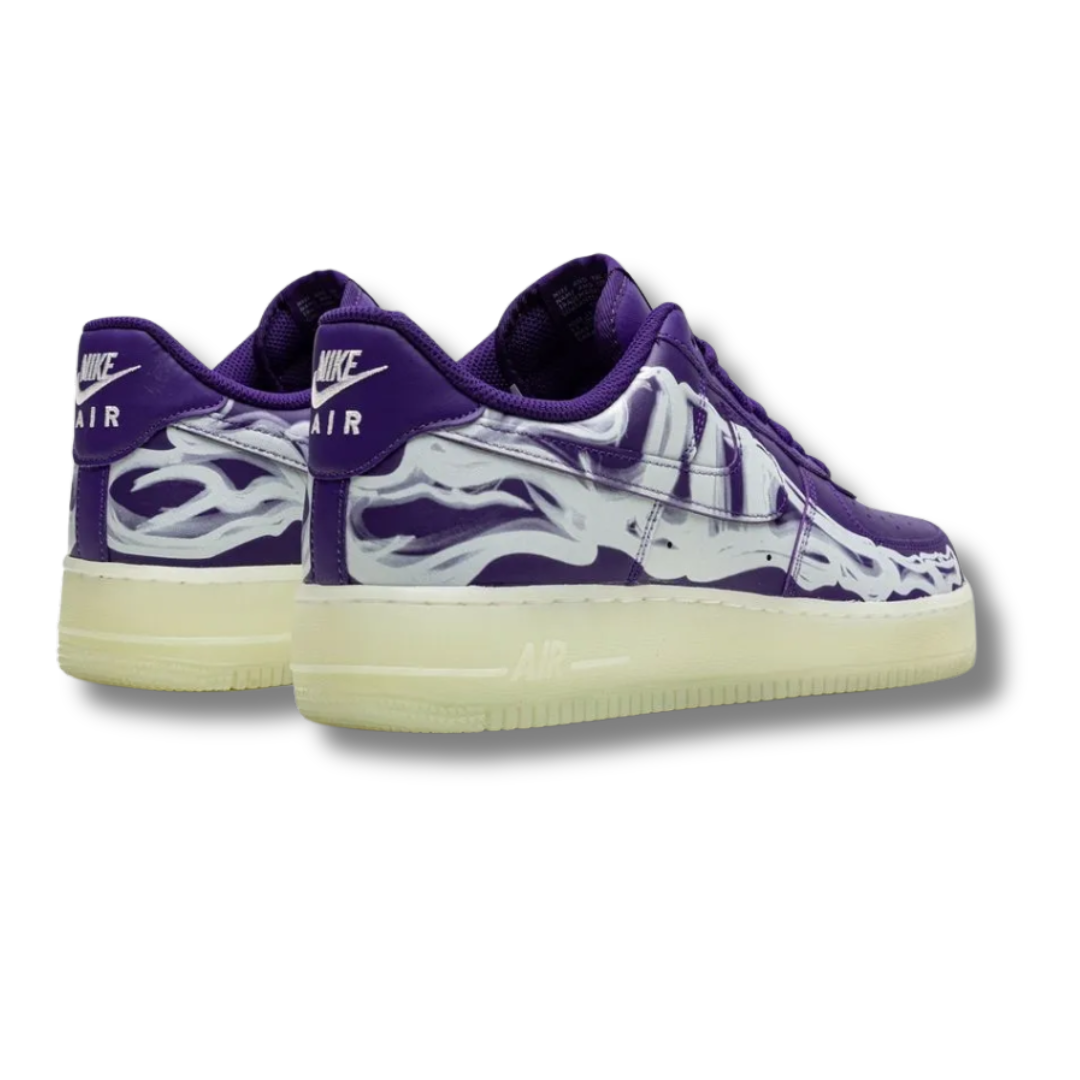 Nike Air Force 1 Low '07 QS Purple Skeleton Halloween (2021)