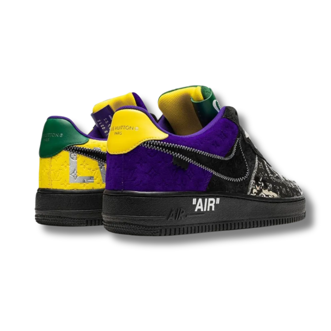 Nike x Virgil Abloh x Louis Vuitton Air Force 1 Low "Purple Dusk/Metallic Silver"