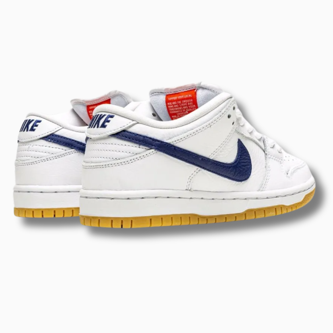 Nike SB Dunk Low Orange Label White Navy