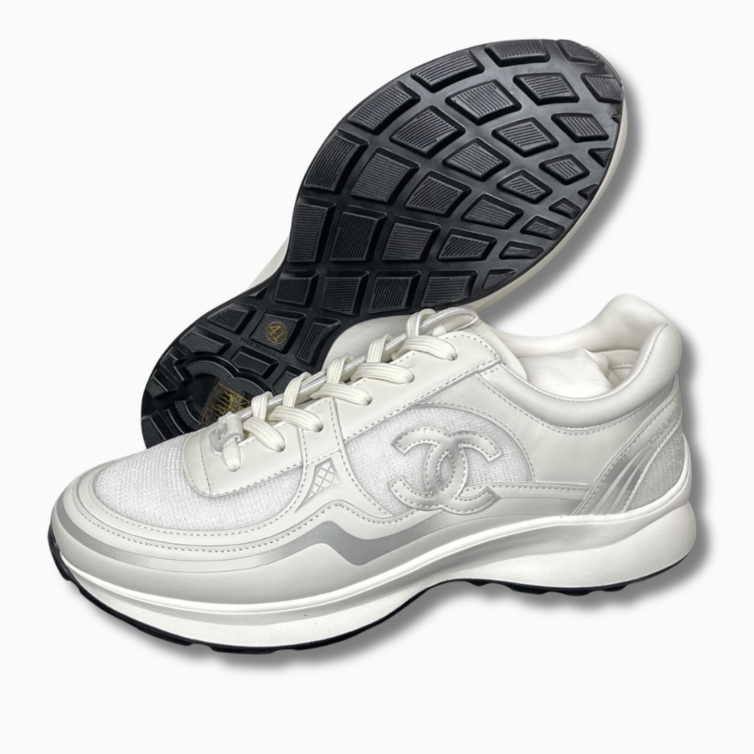 Chanel CC Runners White