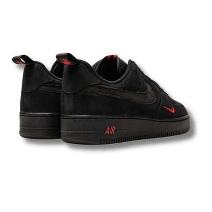 Nike Air Force 1 Low Multi-Swoosh Black Crimson