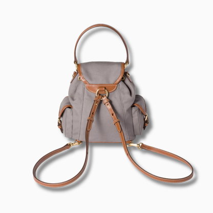 Mochila de piel Miu Miu Aluminio Brandy