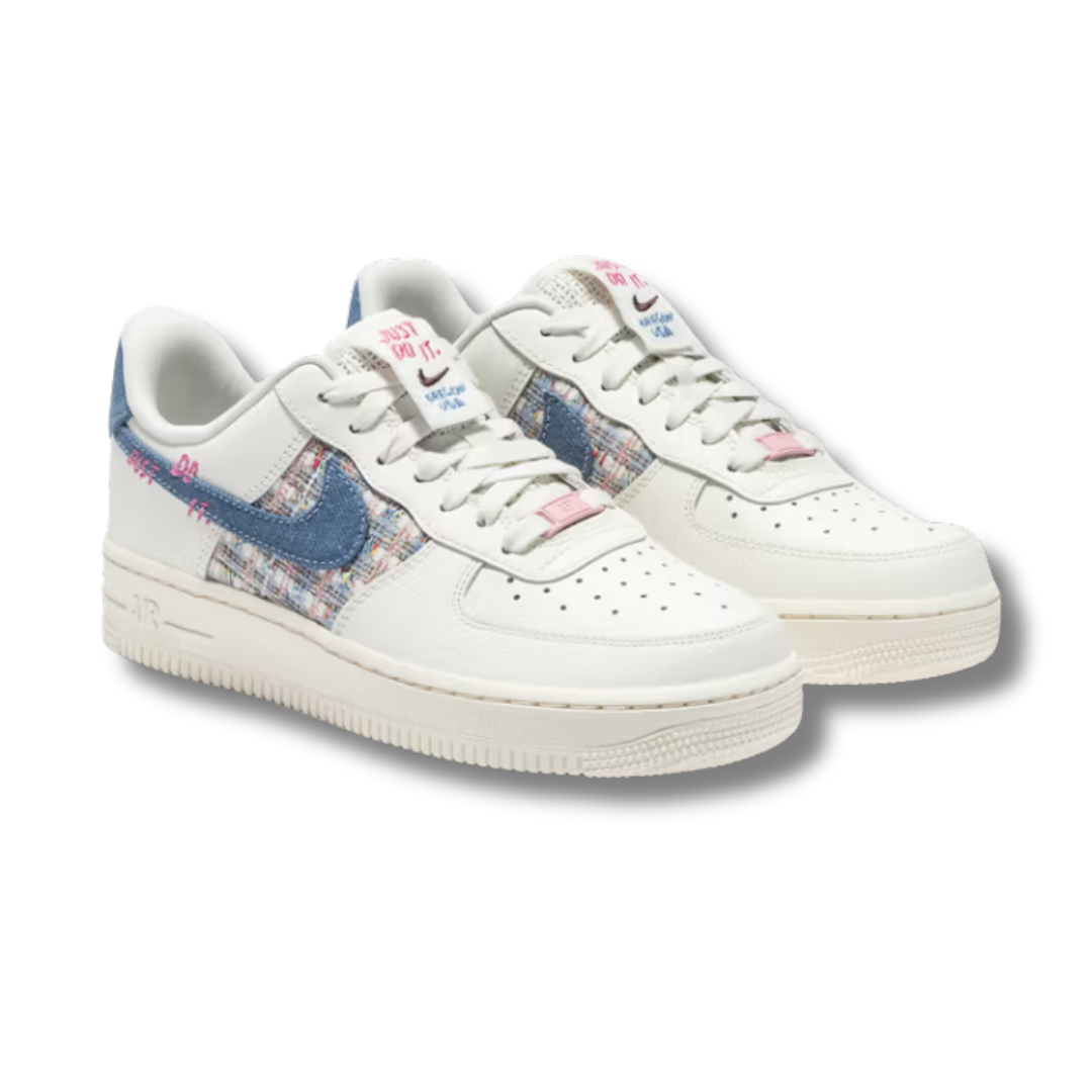 Nike Air Force 1 Low '07 LX Denim Swoosh Boucle