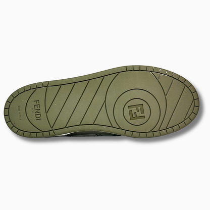 FENDI Match logo-patch Branco e Verde