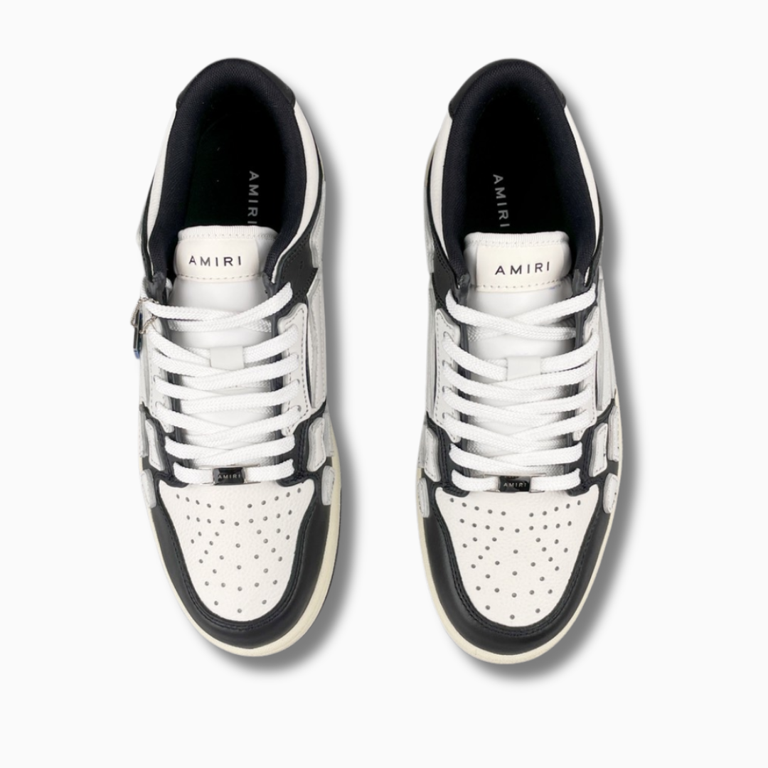 Amiri Skel Top Low - 'Black White'
