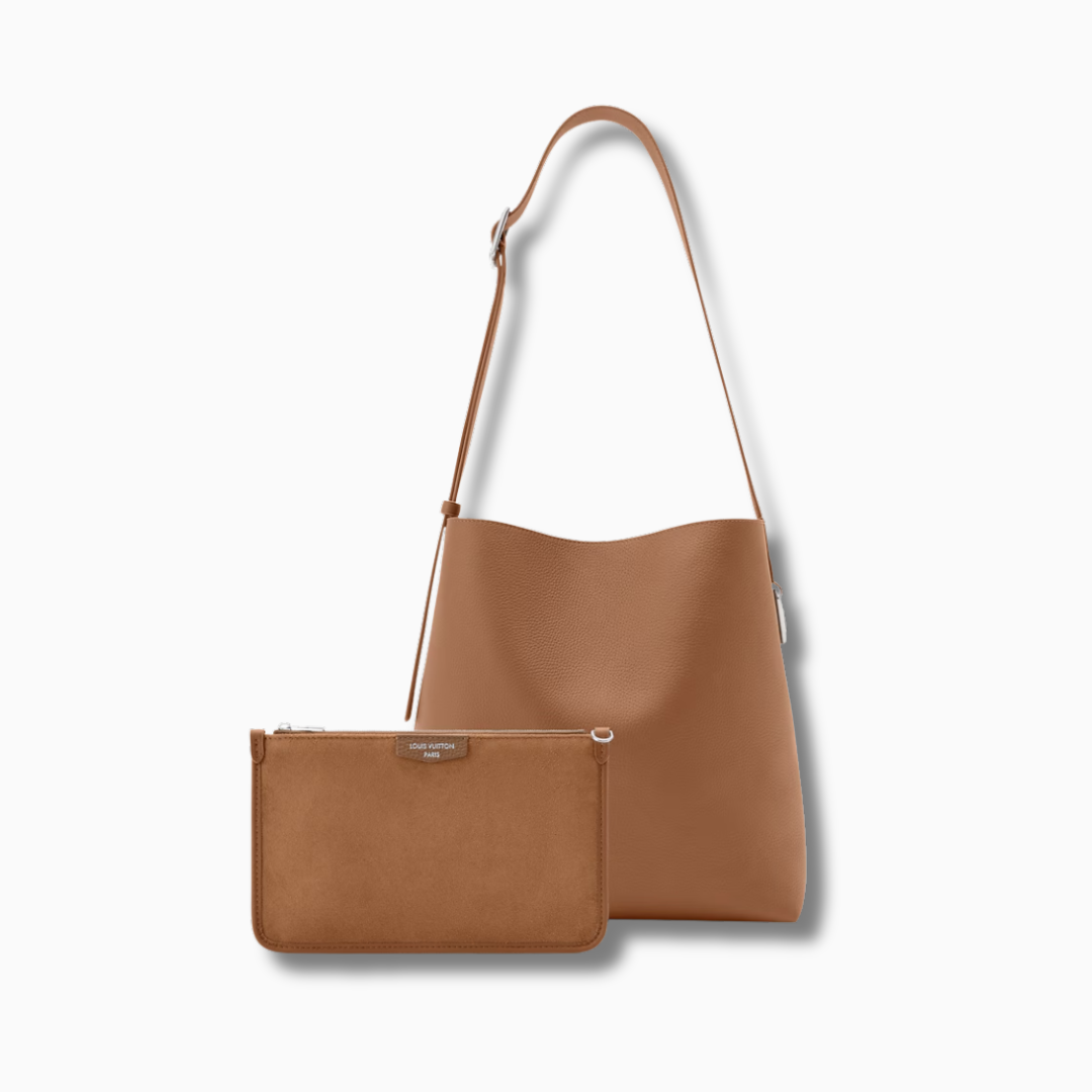 Bolso Hobo LV Verso Marrón Bronceado