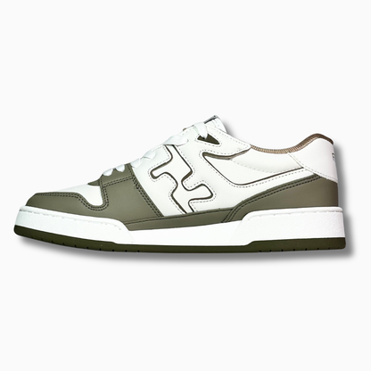 FENDI Match logo-patch Branco e Verde