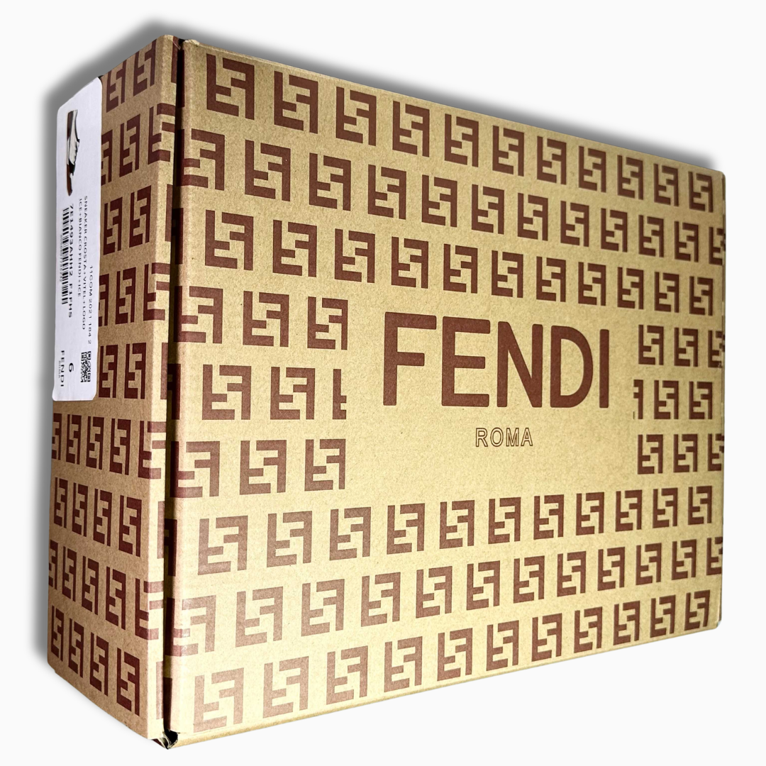 FENDI Match logo-patch Branco e Verde