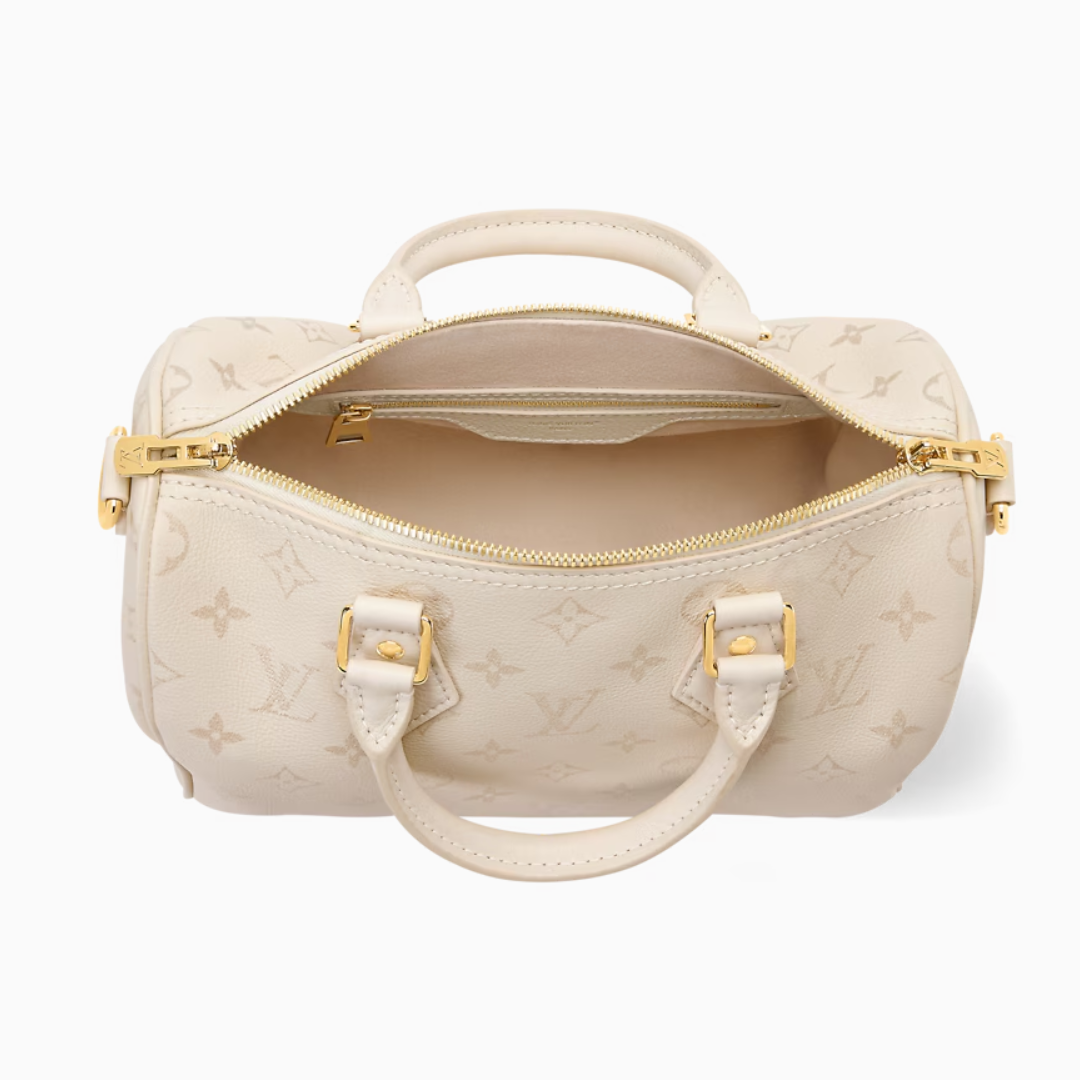 LV Speedy Bandoulière 25 Crème